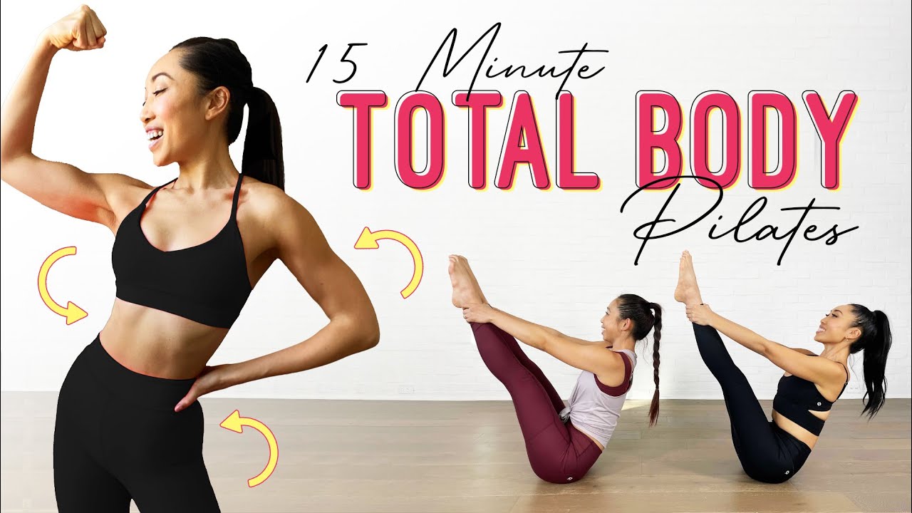 15 Minute Total Body Pilates Workout Blogilates for Push Pull Legs